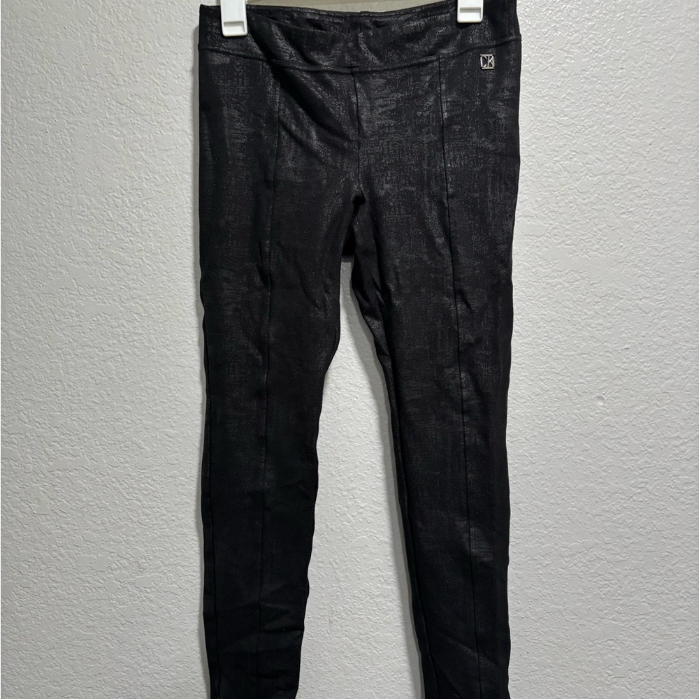 Calvin Klein Black Leggings with Glossy Finish
